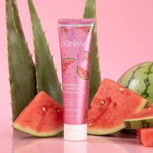 🆕 Purlisse Watermelon + Charcoal Purifying Cleanser - Full size
